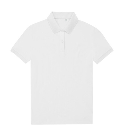 B &amp; C My Eco Polo 65/35 /Women, White, L bedrucken, Art.-Nr. 536420005