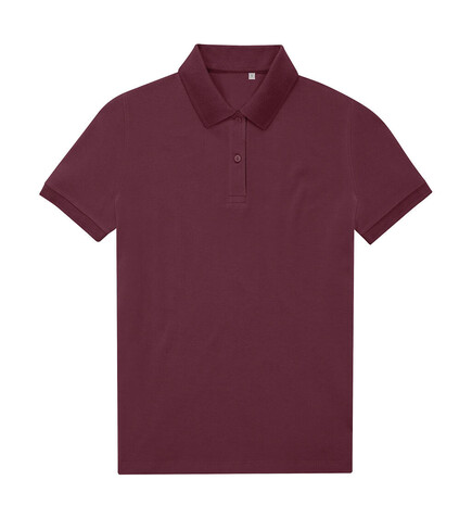 B &amp; C My Eco Polo 65/35 /Women, Burgundy, XS bedrucken, Art.-Nr. 536424482