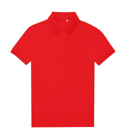B &amp; C My Eco Polo 65/35 /Women, Pop Tomato, S bedrucken, Art.-Nr. 536424603