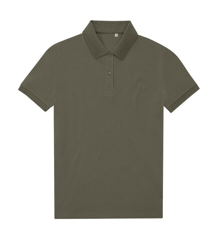 B &amp; C My Eco Polo 65/35 /Women, Camo Green, L bedrucken, Art.-Nr. 536425295