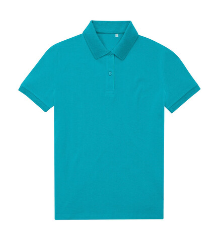 B &amp; C My Eco Polo 65/35 /Women, Pop Turquoise, M bedrucken, Art.-Nr. 536425474