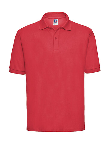 Russell Europe Men`s Classic Polycotton Polo, Bright Red, L bedrucken, Art.-Nr. 539004075