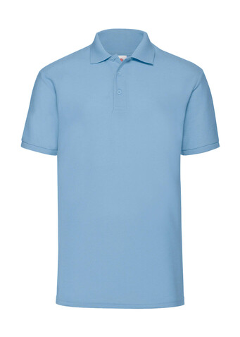 Fruit of the Loom 65/35 Polo, Sky Blue, S bedrucken, Art.-Nr. 539013203