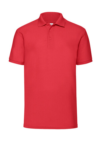 Fruit of the Loom 65/35 Polo, Red, XL bedrucken, Art.-Nr. 539014006