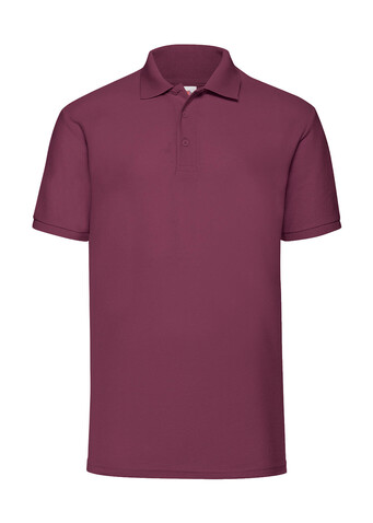 Fruit of the Loom 65/35 Polo, Burgundy, XL bedrucken, Art.-Nr. 539014486