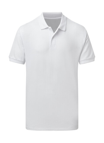 SG Poly Cotton Polo Men, White, 5XL bedrucken, Art.-Nr. 539520000