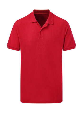 SG Poly Cotton Polo Men, Red, L bedrucken, Art.-Nr. 539524005