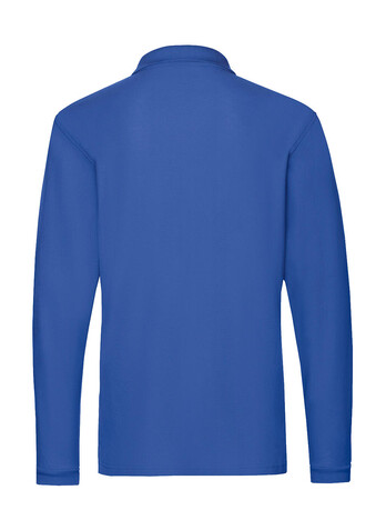Fruit of the Loom Premium Long Sleeve Polo, White, S bedrucken, Art.-Nr. 542010003