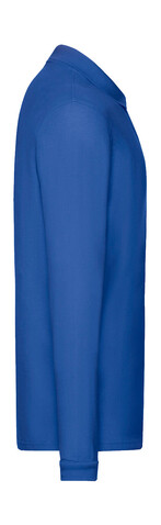 Fruit of the Loom Premium Long Sleeve Polo, Royal, S bedrucken, Art.-Nr. 542013003
