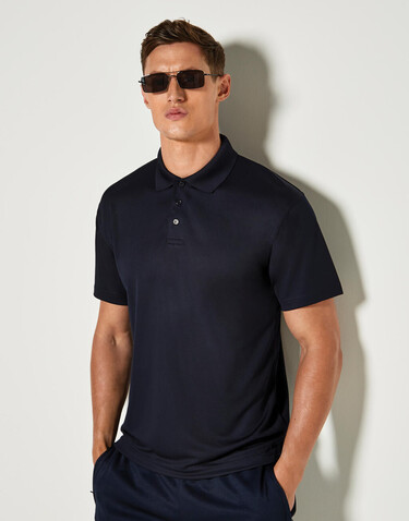 Kustom Kit Regular Fit Cooltex® Plus Micro Mesh Polo, Black, S bedrucken, Art.-Nr. 542111013