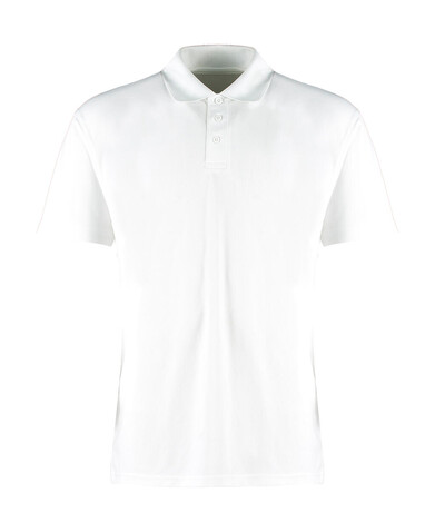 Kustom Kit Regular Fit Cooltex® Plus Micro Mesh Polo, White, L bedrucken, Art.-Nr. 542110005