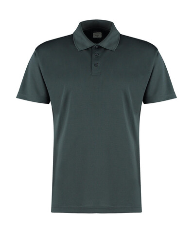 Kustom Kit Regular Fit Cooltex® Plus Micro Mesh Polo, Black, M bedrucken, Art.-Nr. 542111014