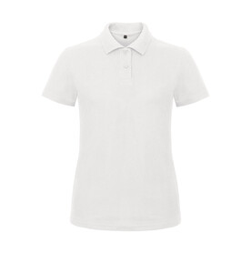 B &amp;amp; C ID.001 /women Piqué Polo Shirt, White, XS bedrucken, Art.-Nr. 547420002