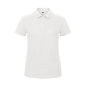 B & C ID.001 /women Piqué Polo Shirt, White, XS bedrucken, Art.-Nr. 547420002 B & C ID.001 /women Piqué Polo Shirt, White, XS bedrucken, Art.-Nr. 547420002