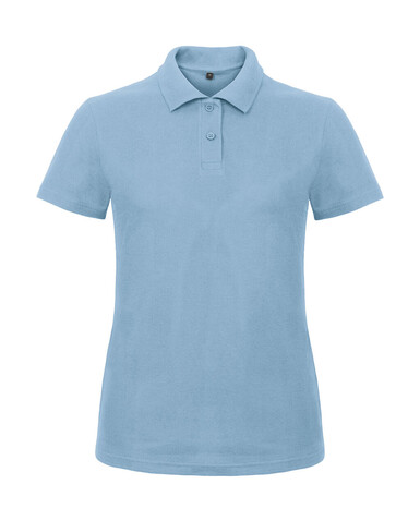 B & C ID.001 /women Piqué Polo Shirt, Light Blue, XS bedrucken, Art.-Nr. 547423222 B & C ID.001 /women Piqué Polo Shirt, Light Blue, XS bedrucken, Art.-Nr. 547423222