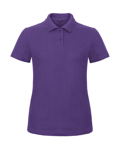 B &amp; C ID.001 /women Piqué Polo Shirt, Purple, 2XL bedrucken, Art.-Nr. 547423497