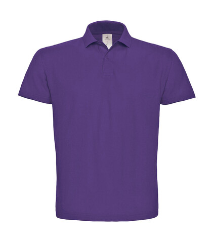 B &amp; C ID.001 Piqué Polo Shirt, Purple, M bedrucken, Art.-Nr. 548423494