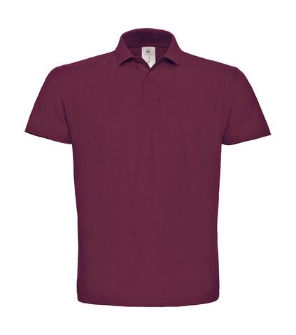 B &amp; C ID.001 Piqué Polo Shirt, Wine, 2XL bedrucken, Art.-Nr. 548424497