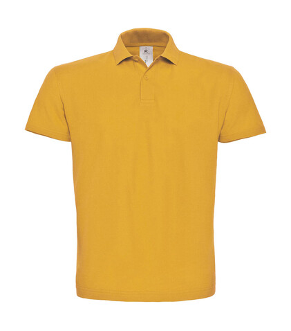 B &amp; C ID.001 Piqué Polo Shirt, Chili Gold, M bedrucken, Art.-Nr. 548426134