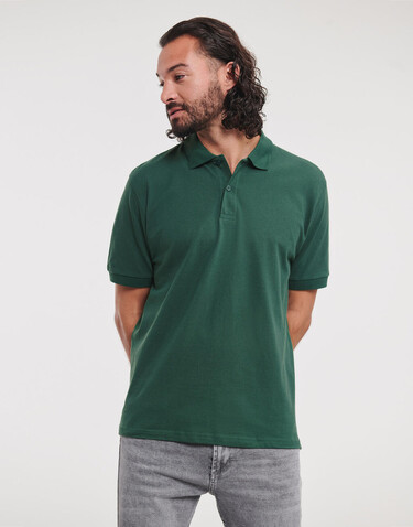 Russell Europe Men`s Classic Cotton Polo, White, XS bedrucken, Art.-Nr. 549000002