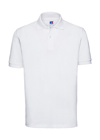 Russell Europe Men`s Classic Cotton Polo, White, XS bedrucken, Art.-Nr. 549000002