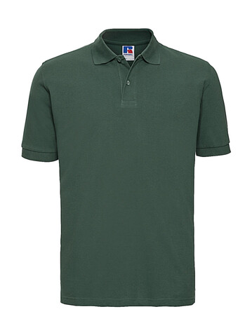 Russell Europe Men`s Classic Cotton Polo, Bottle Green, S bedrucken, Art.-Nr. 549005403