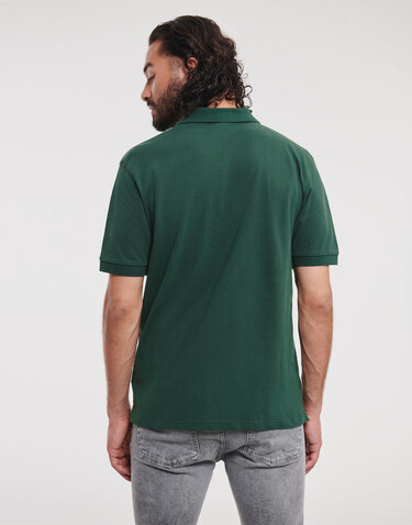 Russell Europe Men`s Classic Cotton Polo, Bottle Green, M bedrucken, Art.-Nr. 549005404