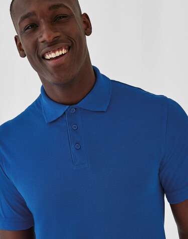 B &amp; C Safran Piqué Polo, White, S bedrucken, Art.-Nr. 549420003