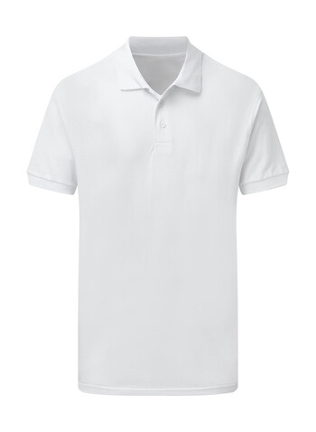SG Cotton Polo Men, White, 5XL bedrucken, Art.-Nr. 549520000
