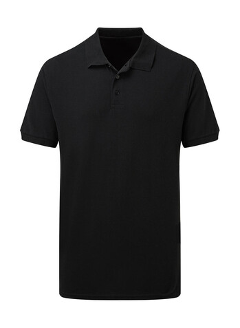 SG Cotton Polo Men, Black, S bedrucken, Art.-Nr. 549521013
