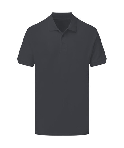 SG Cotton Polo Men, Charcoal, 2XL bedrucken, Art.-Nr. 549521307