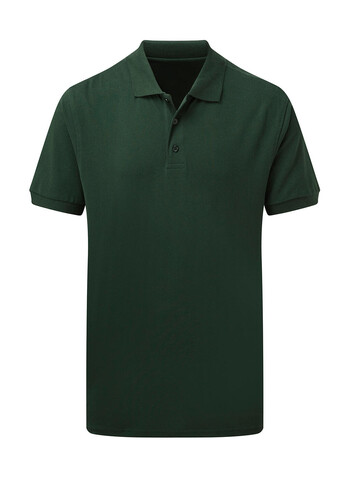 SG Cotton Polo Men, Bottle Green, XL bedrucken, Art.-Nr. 549525406