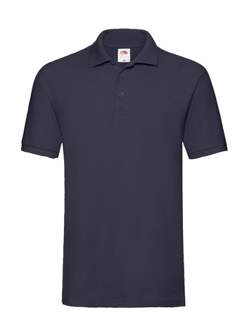 Fruit of the Loom Premium Polo, Deep Navy, 2XL bedrucken, Art.-Nr. 551012027