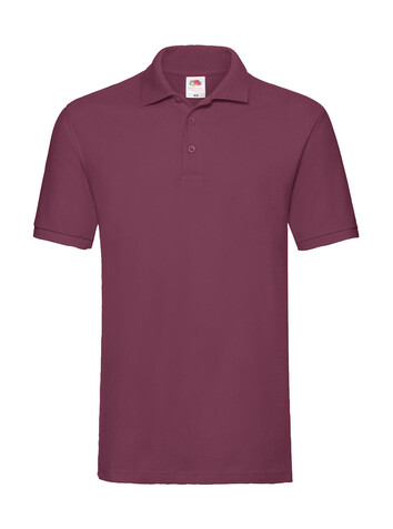 Fruit of the Loom Premium Polo, Burgundy, S bedrucken, Art.-Nr. 551014483