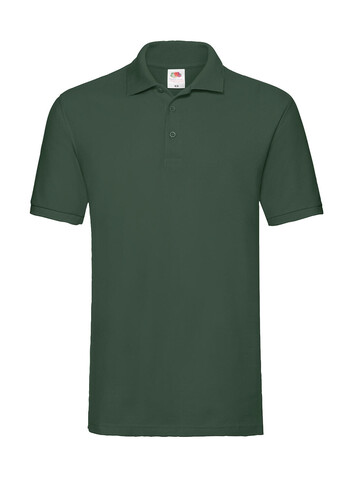 Fruit of the Loom Premium Polo, Bottle Green, XL bedrucken, Art.-Nr. 551015406