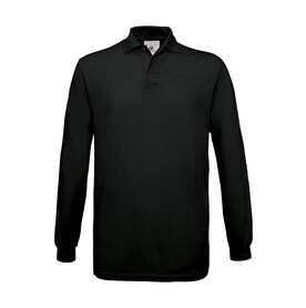 B &amp;amp; C Safran LSL Polo, Black, S bedrucken, Art.-Nr. 554421013
