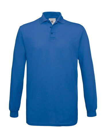 B &amp; C Safran LSL Polo, Royal, S bedrucken, Art.-Nr. 554423003