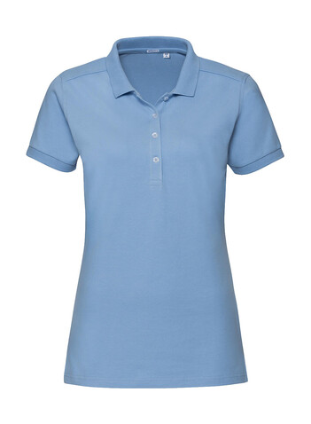 Russell Europe Ladies` Fitted Stretch Polo, Sky, M bedrucken, Art.-Nr. 566003204