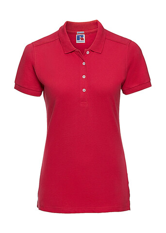 Russell Europe Ladies` Fitted Stretch Polo, Classic Red, XL bedrucken, Art.-Nr. 566004016