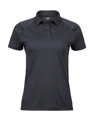 Tee Jays Ladies` Luxury Sport Polo, Dark Grey, 2XL bedrucken, Art.-Nr. 571541287