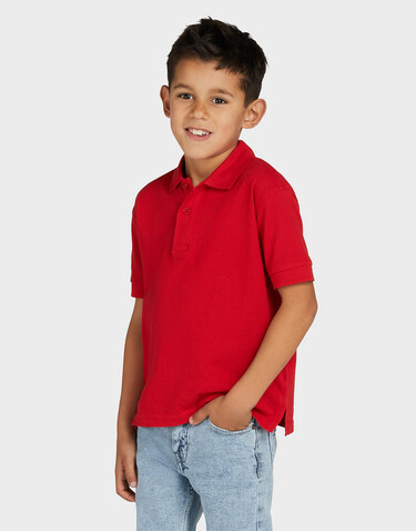 SG Cotton Polo Kids, White, 104 (3-4/S) bedrucken, Art.-Nr. 588520003