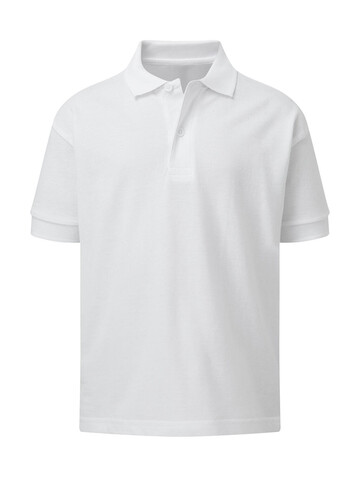 SG Cotton Polo Kids, White, 104 (3-4/S) bedrucken, Art.-Nr. 588520003