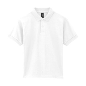 Gildan Kids` DryBlend® Jersey Polo, White, S (122/134) bedrucken, Art.-Nr. 589090003 Gildan Kids` DryBlend® Jersey Polo, White, S (122/134) bedrucken, Art.-Nr. 589090003