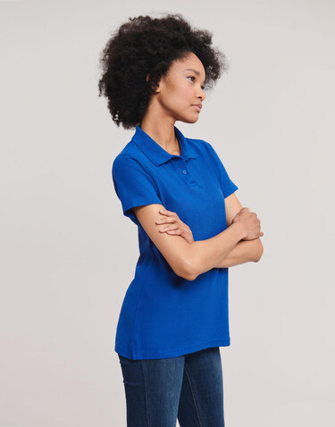 Russell Europe Ladies` Classic Polycotton Polo, White, XS bedrucken, Art.-Nr. 593000002