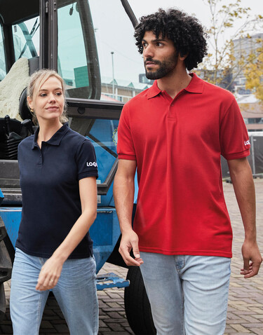 SG Poly Cotton Polo Women, White, XS bedrucken, Art.-Nr. 593520002