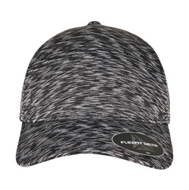 Flexfit Flexfit Delta Unipanel Cap, Melange Black, S/M bedrucken, Art.-Nr. 600681051