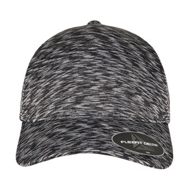 Flexfit Flexfit Delta Unipanel Cap, Melange Black, S/M bedrucken, Art.-Nr. 600681051