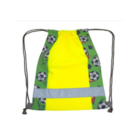 Korntex Childrens Gym Bag Action Line, Soccer Yellow, 30 x 40cm bedrucken, Art.-Nr. 602138090