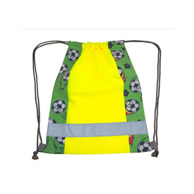 Korntex Childrens Gym Bag Action Line, Soccer Yellow, 30 x 40cm bedrucken, Art.-Nr. 602138090