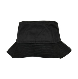 Flexfit Organic Cotton Bucket Hat, Black, One Size bedrucken, Art.-Nr. 602681010
